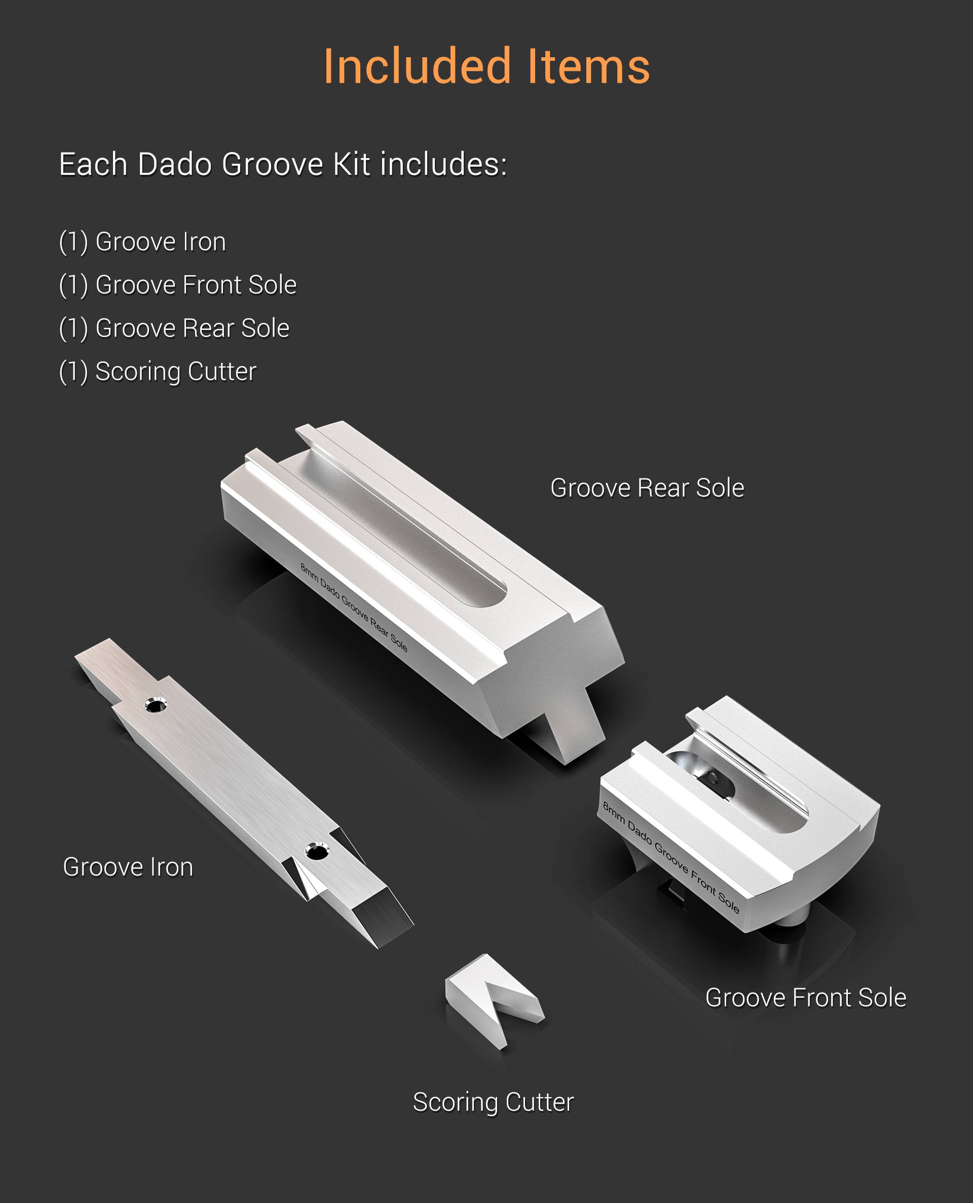 HP-6FX Dado Groove Kit – Bridge City Tool Works